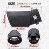 calm wish Muffler Cutter, Downward, Slash, Oval, Flip-up, 1 Piece,