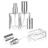 MAQUITA 18 Pack Clear Glass Fine Mist Atomizer Spray Bottles,
