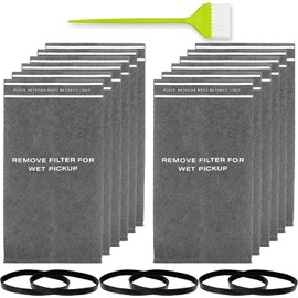 12 Pack 38737 Replacement for Craftsman 2.5 Gallon Shop Vac Filter Bags, compatible with CRAFTSMAN 2 to 2.5 Gallon Wet/Dry Vacuums and 5 Gallon Powerhead Bucket Vac, Part 9-38737 / CMXZVBE38737