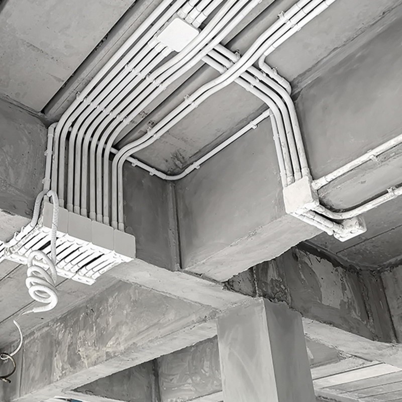 MECCANIXITY PVC Conduit Coupler Elbow Pipe Fittings 40mm 4-Way Connectors