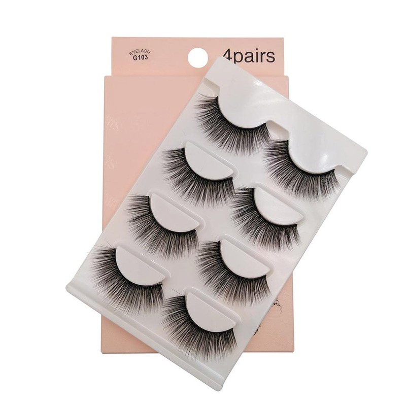 Matsudaya (G103) 4 Pairs False Eyelashes, G1 Series, Eyelashes, Super