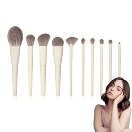 Brochas para Maquillaje, Juego de Brochas de Maquillaje, Set de Brochas para Maquillaje, Brochas de Cosméticos Fibras Sintéticas Kit de Brochas Suaves Cosméticas Portátiles