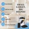 Furniture Levelers, 35 Piece Jar, Plastic Shims for Leveling, Black