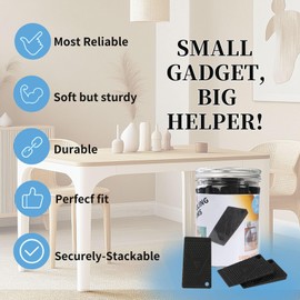 Furniture Levelers, 35 Piece Jar, Plastic Shims for Leveling, Black Rubber Wedge for Table Toilet Refrigerator Piano, Small Shims for Home Improvement and Work