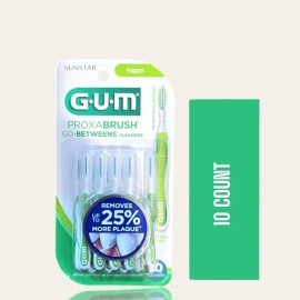 Sunstar Gum Tight proxabrush Go Between Cleaners 10 Count - 2 Pack