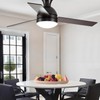 HAOLEDI 2-Pack 3.94'' 15W LED Ceiling Fan Light Retrofit Kit,