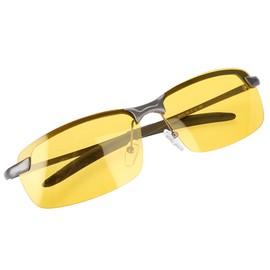 Gafas De Conducción Nocturna Polarizadas,Antideslumbrantes De Lluvia Hd Rain Vision Gafas De Policarbonato Con Tinte Amarillo Gafas De Sol Deportivas Polarizadas De Seguridad Para Hombres Mujeres