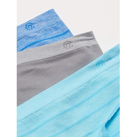 C9 Champion Hipster sin costuras para niña, Summer Splash Heather - Hormigón, color azul, X-Large