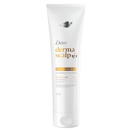 Dove Derma Scalp Conditioner 1 ct Dandruff & Itch Relief for 100% Flake-Free* & Smooth Hair, with Niacinamide & Glycerin, 9 oz
