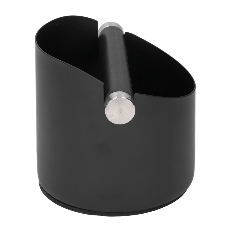 Coffee Grounds Bucket Stainless Steel Rubber Coffee Dump Bin for