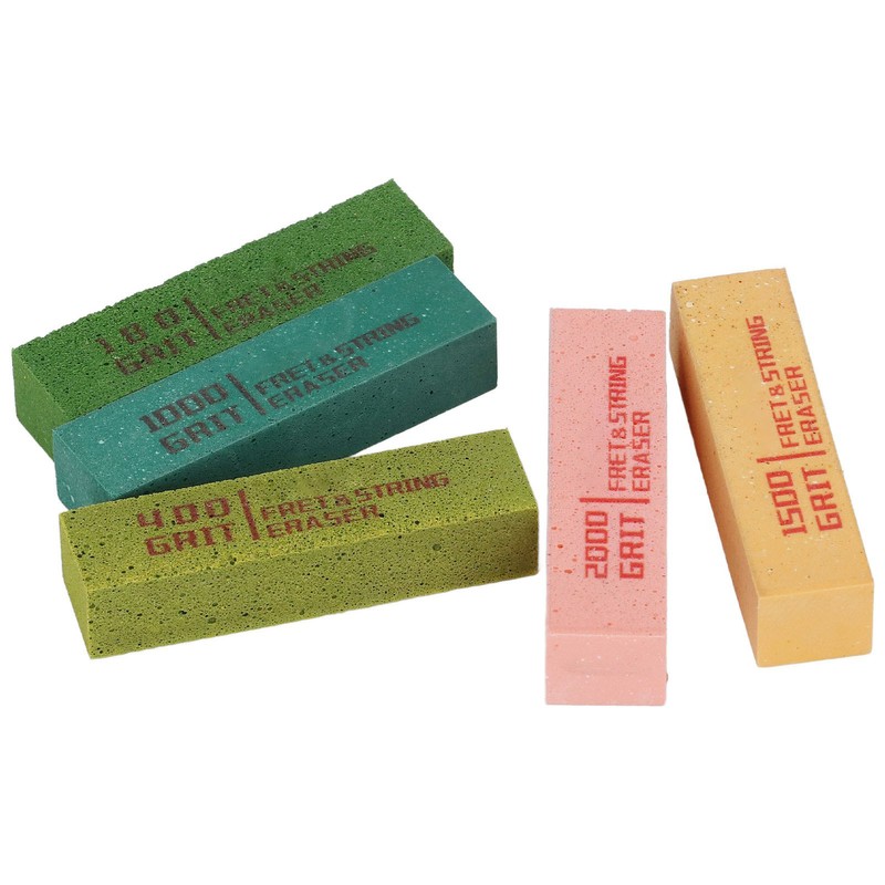 5Pcs Guitar Fret String Eraser 180 400 1000 1500 2000