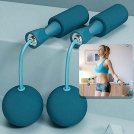 Indoor Self-Workout Wireless Cordless Jump Rope, Wired 2 Types Home Workout / 실내 셀프운동 무선 줄없는 줄넘기 유선 2종 홈트