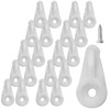 suiwotin 50pcs Mirror Hanging Clips, Glass Retainer Clips, Plastic Mirror