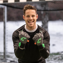 CATCH & KEEP Fly Soul Goalkeeper Gloves, Professional Goalkeeper Football Gloves, Octopus Grip & Hybrid Cut, Breathable Mesh Backhand, Punching Zone 3.0 Technology (Fly Mint Soul, 10)