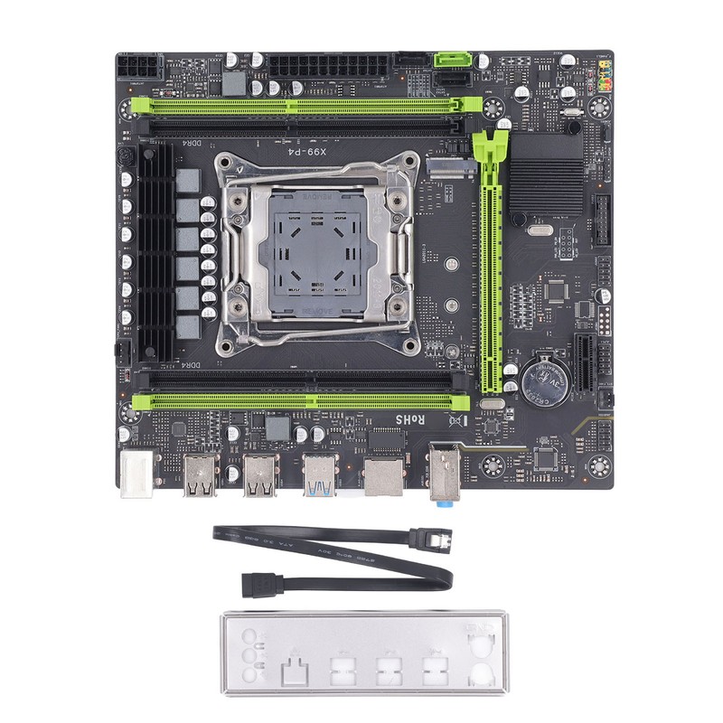 X99 P4 Computer Motherboard LGA2011 CPU 4 DDR4 USB3.0 SATA