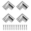 Aluminum Chain Link Fence Gate Corners for 1-3/8" x 1-3/8"