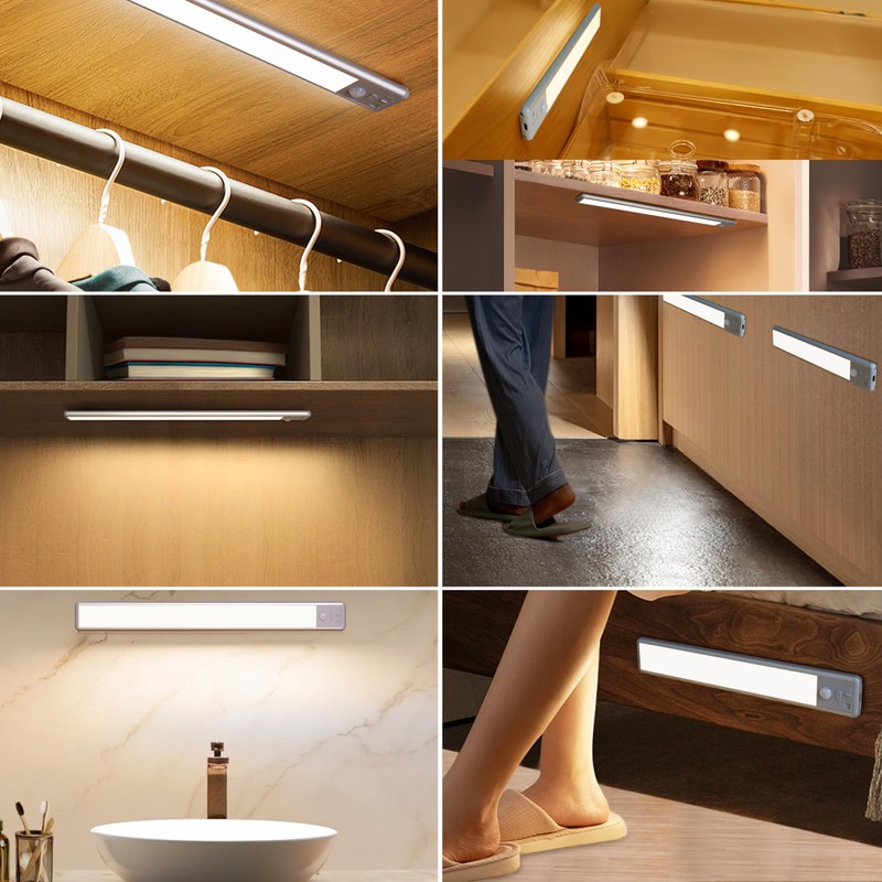 Reoshine Under Cabinet Lighting, 40 LED Motion Sensor Light Indoor