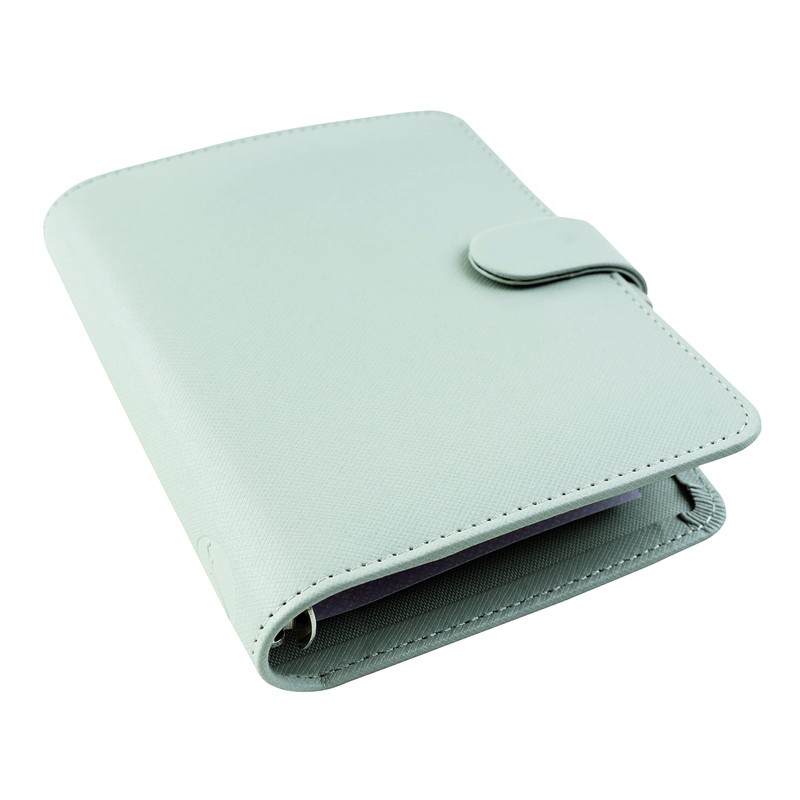 Filofax Saffiano Organizer, Pocket Size, Granite - Cross-Grain, Leather-Look, Six