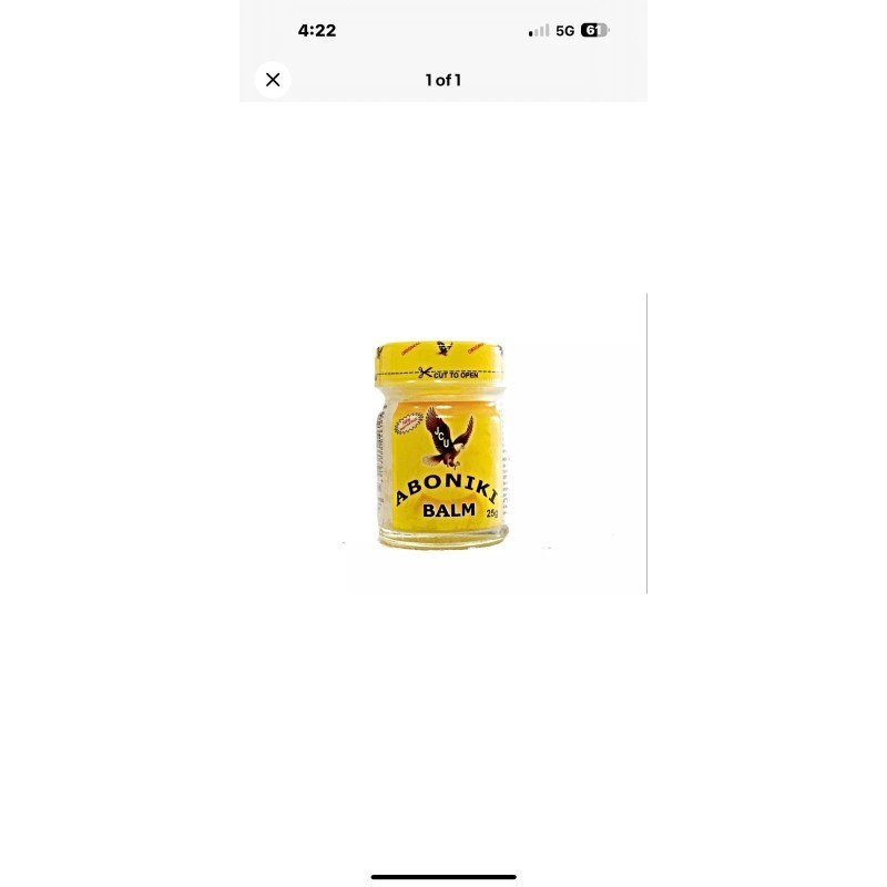 Aboniki 2x Original Aboniki Balm for Cold, Arthritis, Bronchitis, Rheumatism,