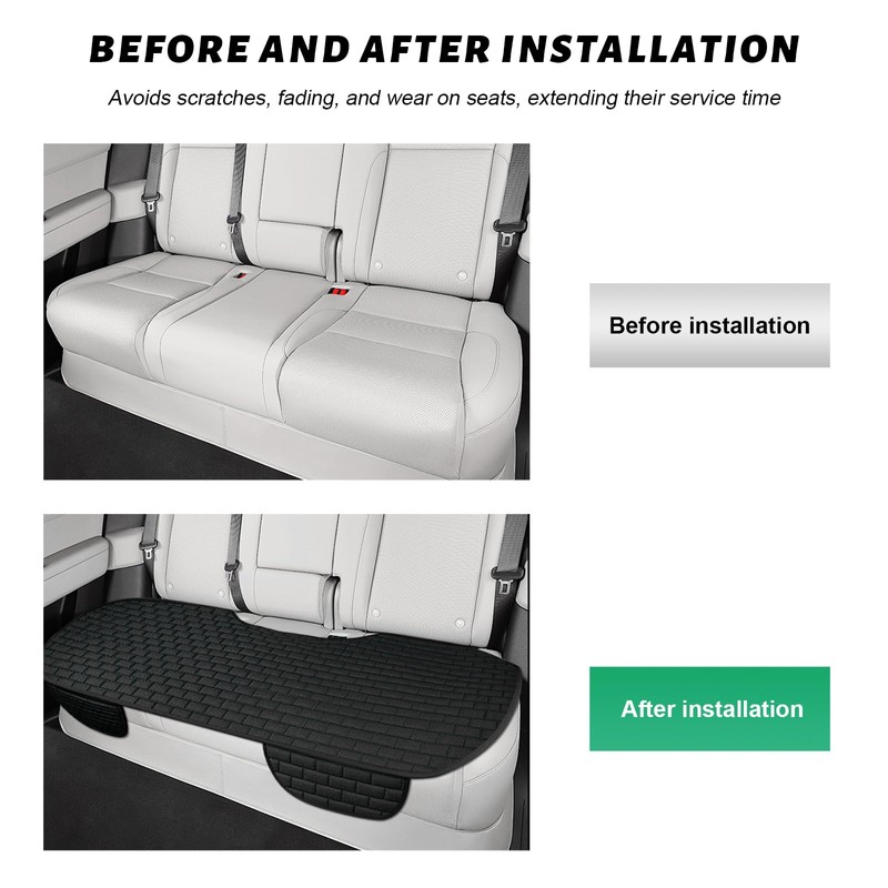 Gdnecad Car Front Seat Cover, Anti-Slip Bottom Auto Seat Cushion