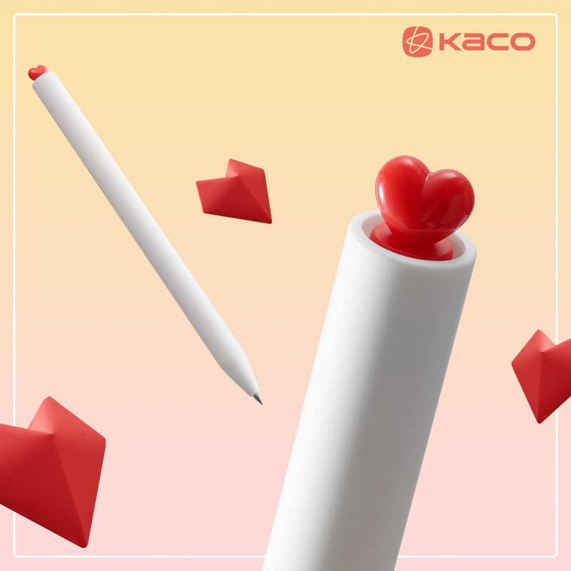 Kaco FIRST Gel Pens, Pack of 2 Pieces Cute Stationery