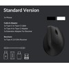 Keychron M5 Ergonomic 4000 Hz Wireless Bluetooth 5.1/2.4 GHz/Wired Mouse,