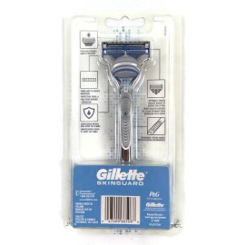 Gillette SkinGuard Razor + 1 Blade Refill for Men with Sensitive Skin and Razor.