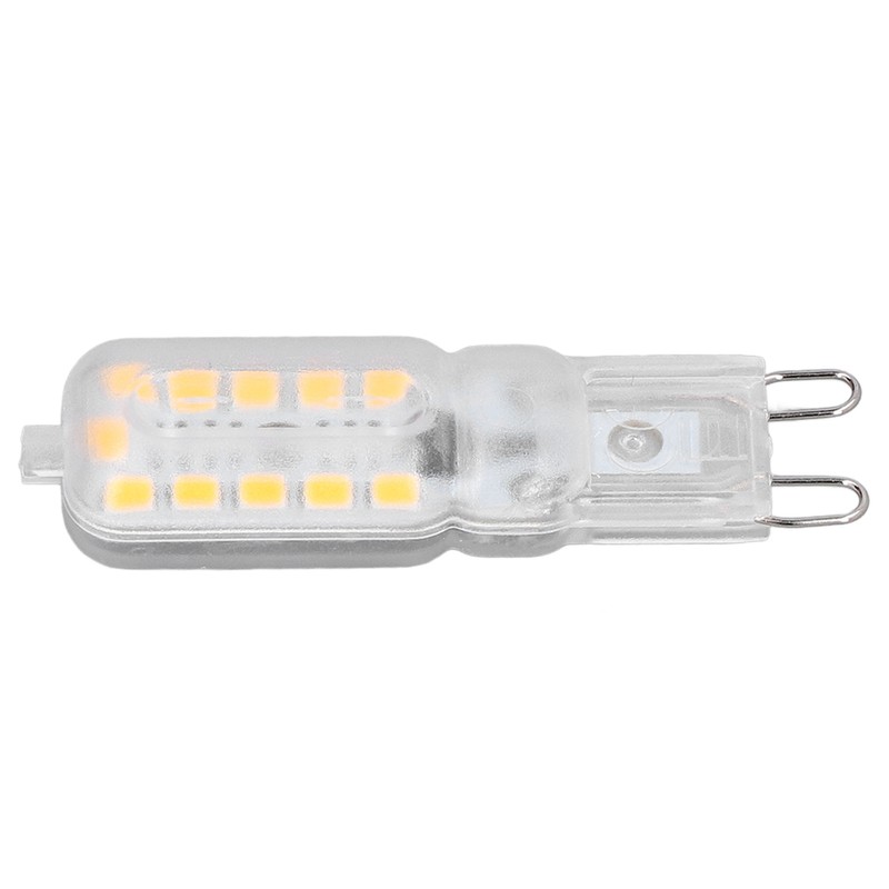 6pcs G9 LED Bulb 5W Transparent Cover 22LED Dimmable G9
