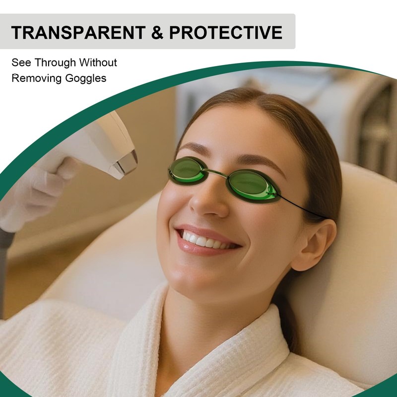 MCWlaser IPL Eye Protection Goggles Beauty Patient Protective Goggle Laser