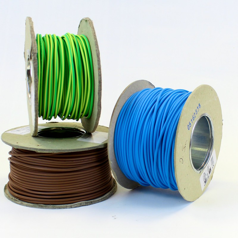 6 mm Single Core Conduit Cable 6491X Blue & Brown