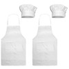 Lam-lord Apron and Chef Hat Set, 2pcs Cooking Apron Set