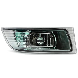 Kojem Fog Lights w/Bulb Right Compatible with 2003-2009 LEXUS GX470 without sport package Halogen Front RH Bumper Fog Light Lamp Replacement for 81211-60160 LX2593105(Passenger Side)