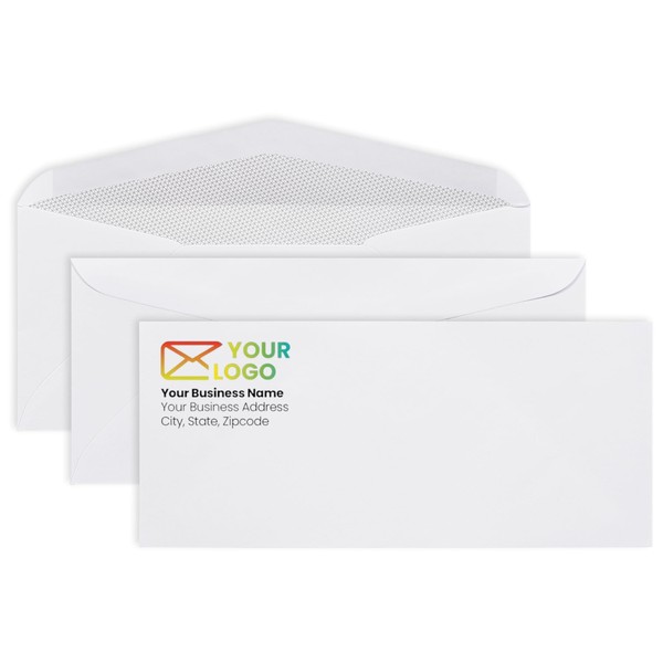 EnDoc #9 Envelopes Custom Printed 500 pack - White Business