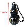 YIKANGHENG Gourd Water Bottle, 25oz Black Plastic Water Cup with