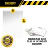 Ultrasac 42 Gallon 3 MIL Thick Heavy Duty Clear Trash