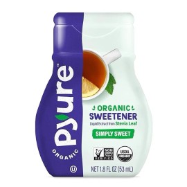 Pyure Organic Liquid Stevia Extract Sweetener Simply Sweet Sugar Substitute