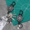 MNGARISTA 2-Pack Retractable Keychain, Heavy Duty Carabiner Badge Holder, Tactical
