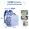Bagseri Clear Backpack for Kids - 15 Inch Clear Bookbag