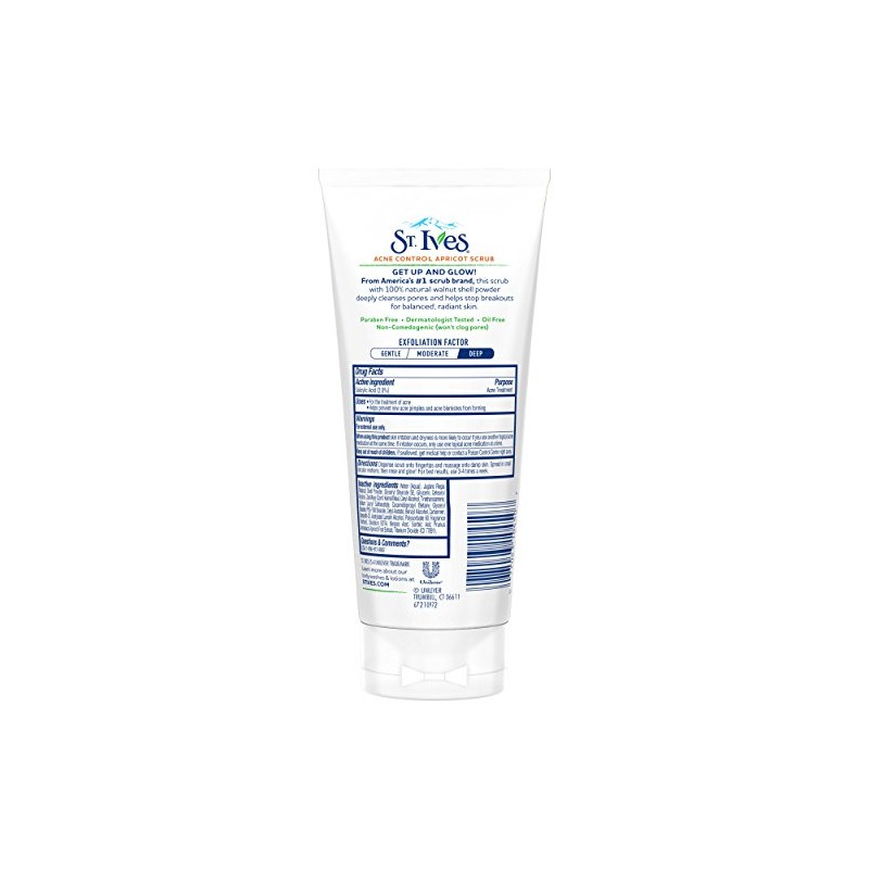 ST. Ives - Exfoliante facial Acne Control, albaricoque, 6 onzas170