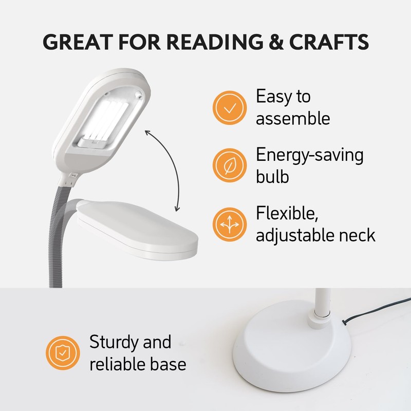 Kenley Natural Daylight Floor Lamp - Craft Light Floor Standing