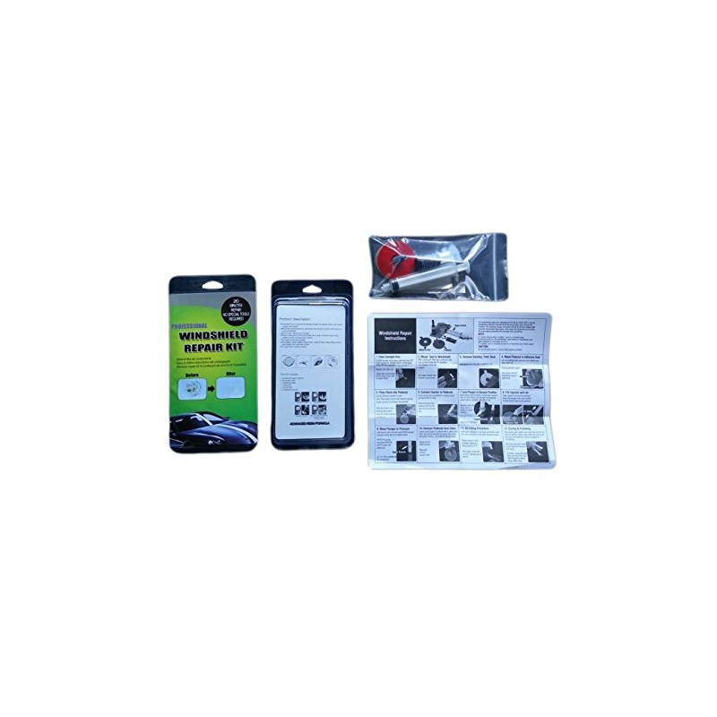 Crack Repair Windshield Repair Kit 2 Points (Stepping Stones, Scratches,