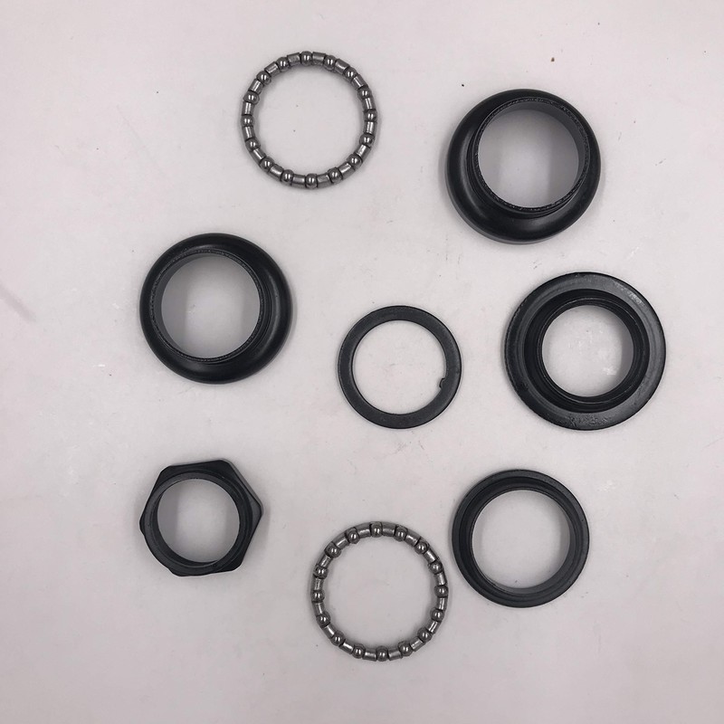 8pcs 1" Threaded Bicycle Headset Combo- Gas Motorized Bicycle (Black)