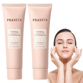 Purifying Exfoliating Gel, Purifying Enzymes Exfoliating Gel, Gentle Exfoliat-ing Scrub for Face, Cleans Dirt & Oils, for the whole body(2pcs)