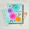 HERO ARTS Party Fans Bundle Stamp and Cut, Metal