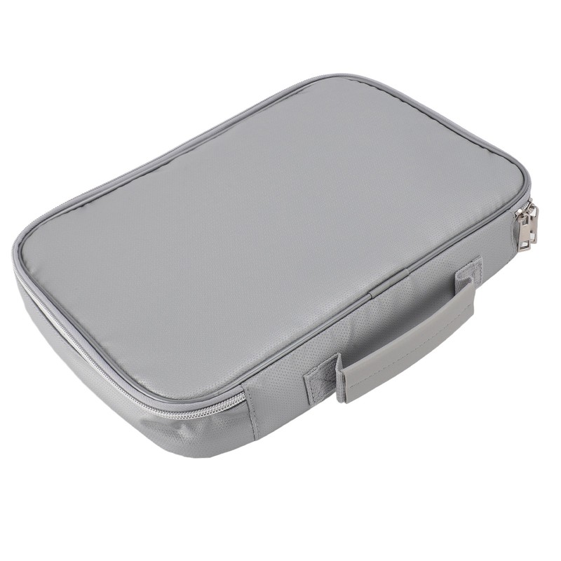 Fireproof Document Box Multilayer Portable Document Organizer Bag for Home