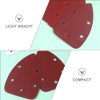 DOITOOL Sanding Pad for Wood 20pcs Triangle Sandpaper Sheets Angle