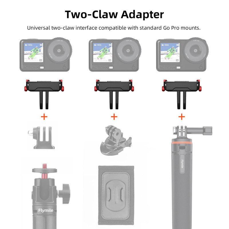 Set of 2 Magnetic Quick Release Adapter for DJI Osmo