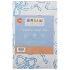 Urban Lifestyle 3-Piece Twin Sheet Set,Baby Blue Coquette Bow Design,