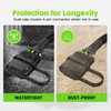 WOLFWILL 7 Way Blade to 4 Way Flat Trailer Adapter,