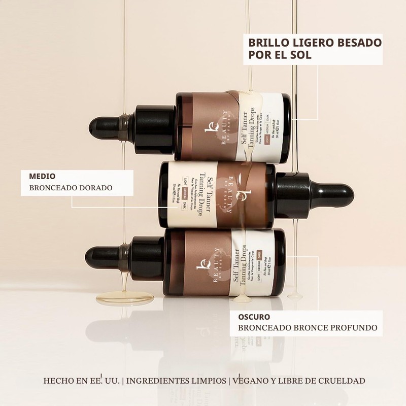 Beauty by Earth Self Tanning Drops - Face Self Tanner